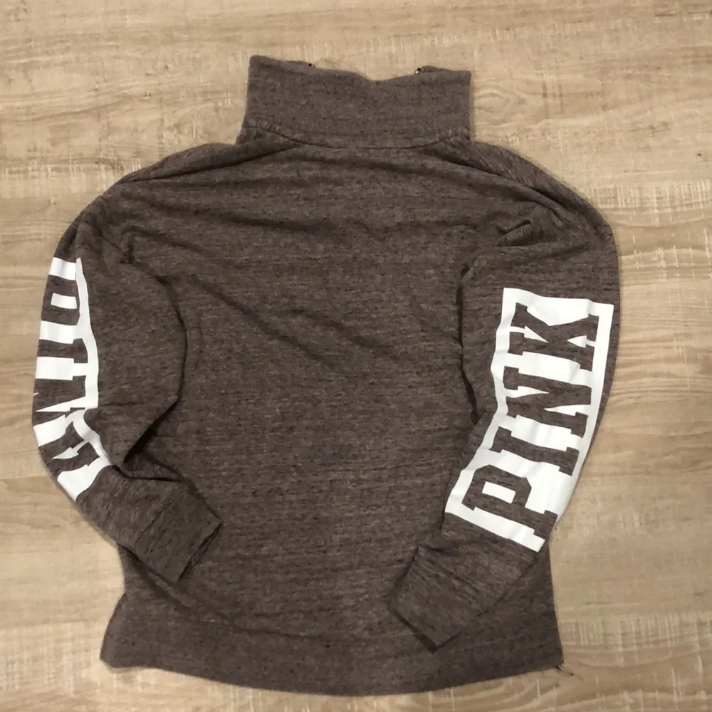 Qtr zip Pink sweatshirt - Picture 3 of 3